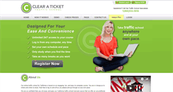 Desktop Screenshot of clearaticket.com